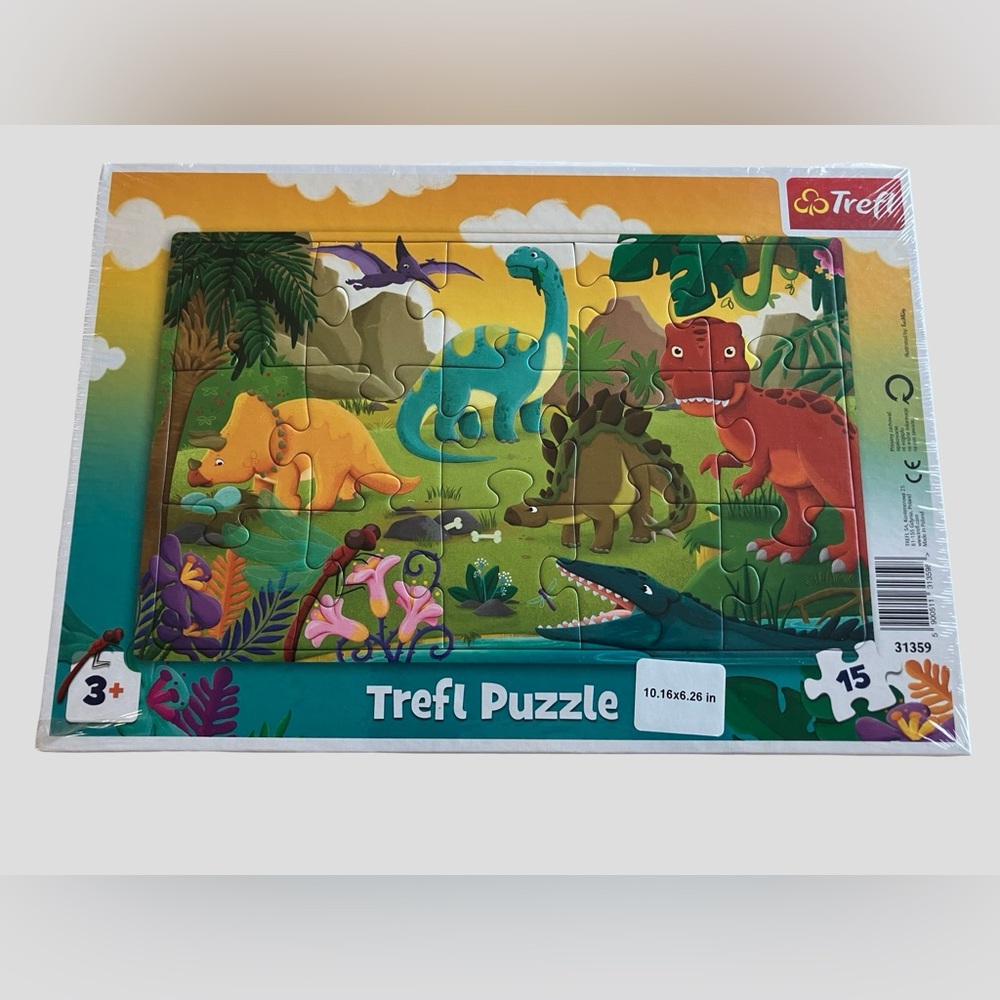 Trefl Puzzle 15 Piece Frame SEALED 10.16 X 6.26 In Age 3+